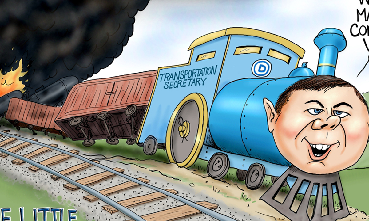 A.F. Branco Cartoon: Train Wreck